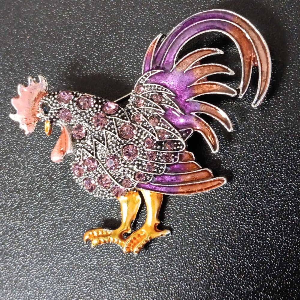 Rooster Brooch (NEW)